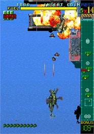 In game image of Desert War / Wangan Sensou on the Arcade.
