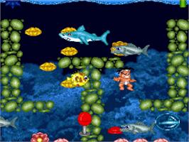 In game image of Diver Boy on the Arcade.