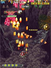 In game image of DoDonPachi II - Fung Bou on the Arcade.
