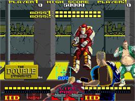 In game image of Double Dynamites, The on the Arcade.