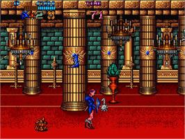 In game image of Dragon Unit / Castle of Dragon on the Arcade.