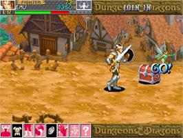 In game image of Dungeons & Dragons: Shadow over Mystara on the Arcade.