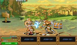 In game image of Dungeons & Dragons: Tower of Doom on the Arcade.