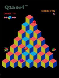 In game image of Faster, Harder, More Challenging Q*bert on the Arcade.