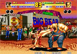 In game image of Fatal Fury 2 / Garou Densetsu 2 - arata-naru tatakai on the Arcade.