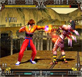 In game image of Fighting Layer on the Arcade.