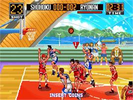 In game image of From TV Animation Slam Dunk - Super Slams on the Arcade.