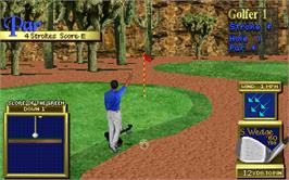 In game image of Golden Tee '99 on the Arcade.