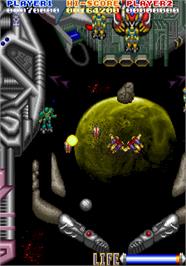 In game image of Grand Cross on the Arcade.
