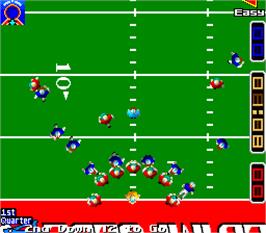 In game image of Gridiron Fight on the Arcade.