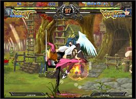 In game image of Guilty Gear XX Slash on the Arcade.
