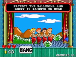 In game image of Gun Gabacho on the Arcade.