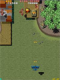 In game image of Hishou Zame on the Arcade.