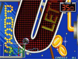 In game image of Irritating Maze / Ultra Denryu Iraira Bou, The on the Arcade.