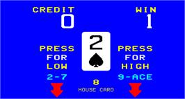 In game image of Joker Poker on the Arcade.