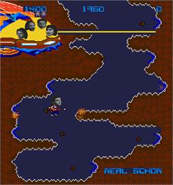 In game image of Journey on the Arcade.