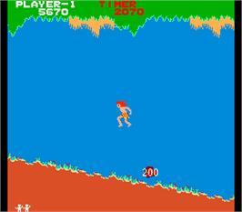 In game image of Jungle King on the Arcade.
