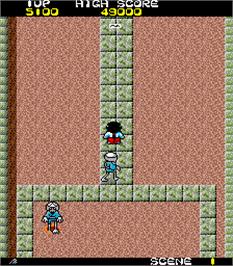 In game image of KiKi KaiKai on the Arcade.