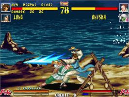 In game image of Killing Blade / Ao Jian Kuang Dao, The on the Arcade.