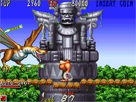 In game image of King of Dynast Gear on the Arcade.