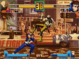 In game image of King of Fighters 2001, The on the Arcade.