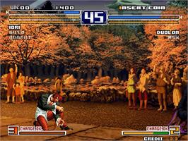 In game image of King of Fighters 2003, The on the Arcade.