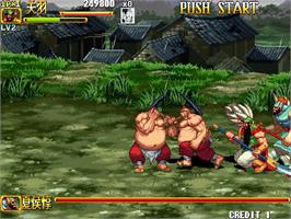 In game image of Knights of Valour 2 / Sanguo Zhan Ji 2 / Sangoku Senki 2 on the Arcade.
