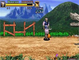 In game image of Legend of Silkroad, The on the Arcade.