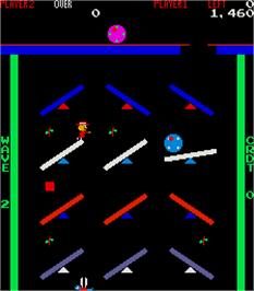 In game image of Levers on the Arcade.