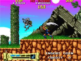 In game image of Lord of King, The on the Arcade.