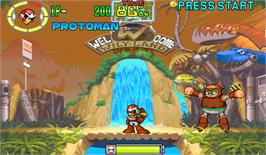 In game image of Mega Man - The Power Battle on the Arcade.