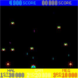 In game image of Megatack on the Arcade.
