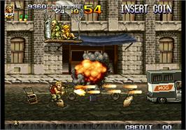 In game image of Metal Slug 4 on the Arcade.