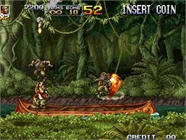 In game image of Metal Slug 5 on the Arcade.