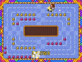 In game image of Monita to Rimoko no Head On Channel on the Arcade.