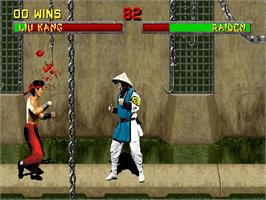 In game image of Mortal Kombat II on the Arcade.