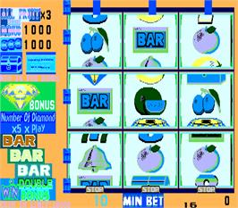 In game image of New Fruit Machine on the Arcade.