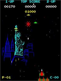 In game image of New York! New York! on the Arcade.