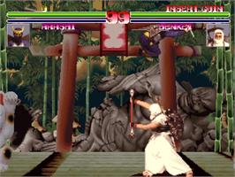 In game image of Oedo Fight on the Arcade.