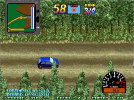 In game image of Over Top on the Arcade.
