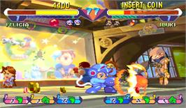 In game image of Pocket Fighter on the Arcade.