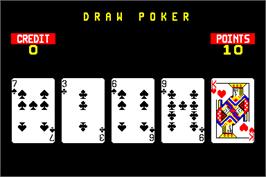 In game image of Poker 4-1 on the Arcade.
