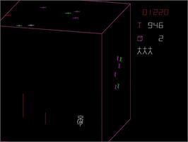 In game image of QB-3 on the Arcade.