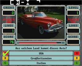 In game image of Quizard 2.2 on the Arcade.