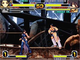 In game image of Rage of the Dragons on the Arcade.