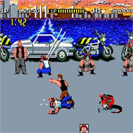 In game image of Renegade on the Arcade.