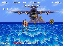 In game image of S.P.Y. - Special Project Y on the Arcade.