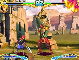 In game image of S.V.G. - Spectral vs Generation / Sheng Mo Shiji on the Arcade.