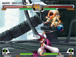 In game image of SNK vs. Capcom - SVC Chaos on the Arcade.