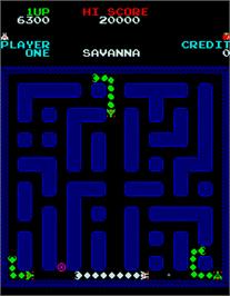 In game image of Savanna on the Arcade.